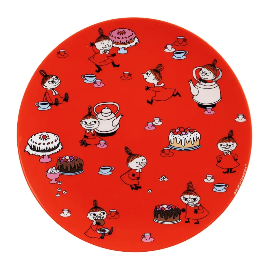 Assiette plate Mumin Lilla My Ø19,8 cm, Rouge