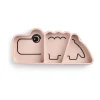 Assiette pour enfants Croco Stick&Stay 9x21 cm, Poudre