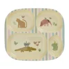 Assiette pour enfants Rice mélamine 4 compartiments, Sweet Jungle Print