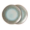 Assiette 70's Ø26 cm lot de 2, Mineral