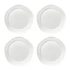 Assiette Silhouette M Ø23,5 cm lot de 4, Blanc