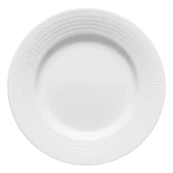 Assiette Swedish Grace Ø24 cm, Neige (blanc)