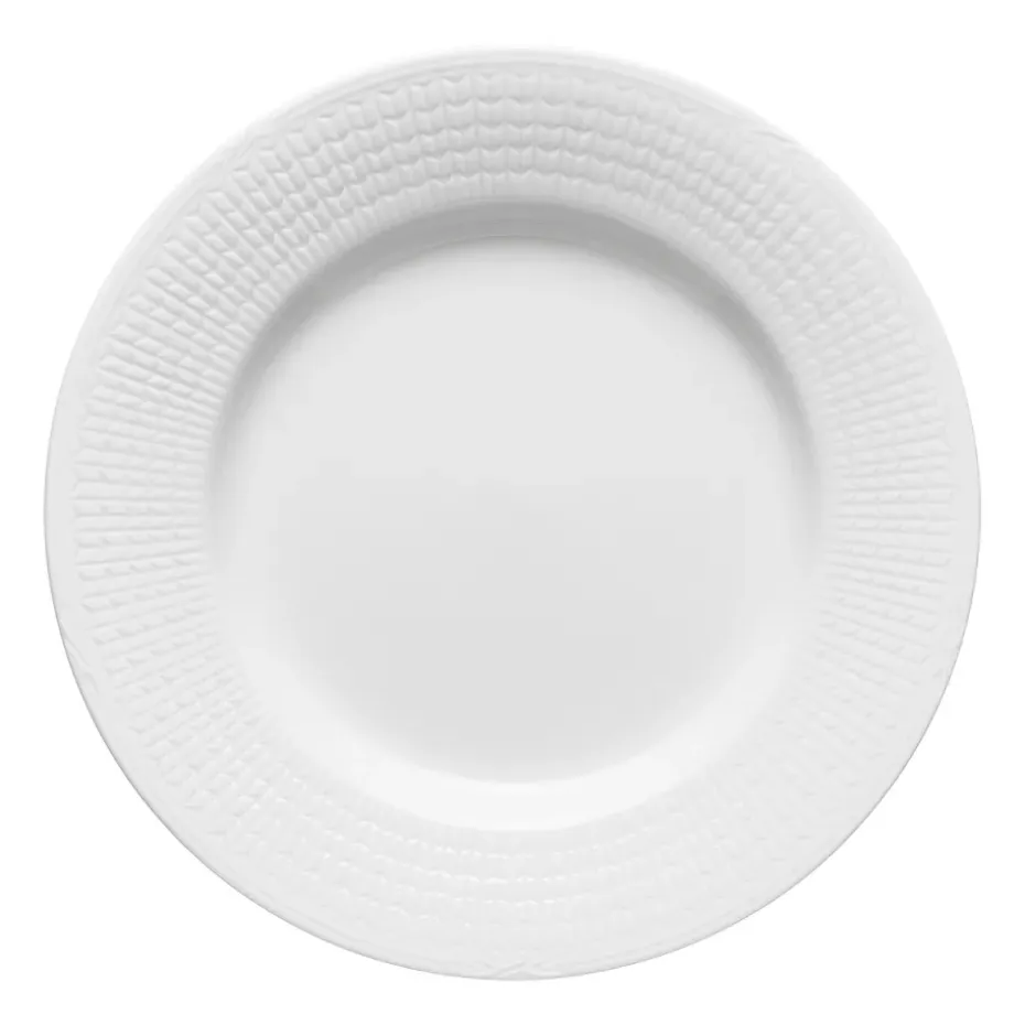Assiette Swedish Grace Ø24 cm, Neige (blanc)