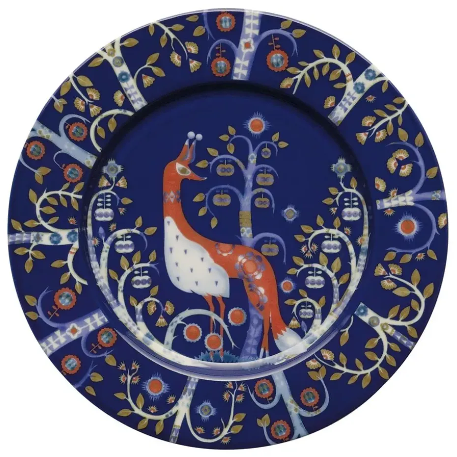 Assiette Taika 22 cm, bleu