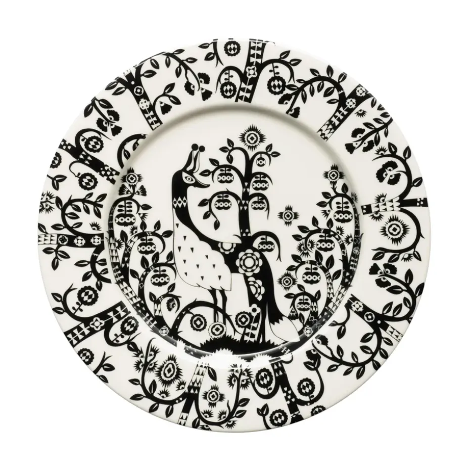 Assiette Taika 22 cm, noir