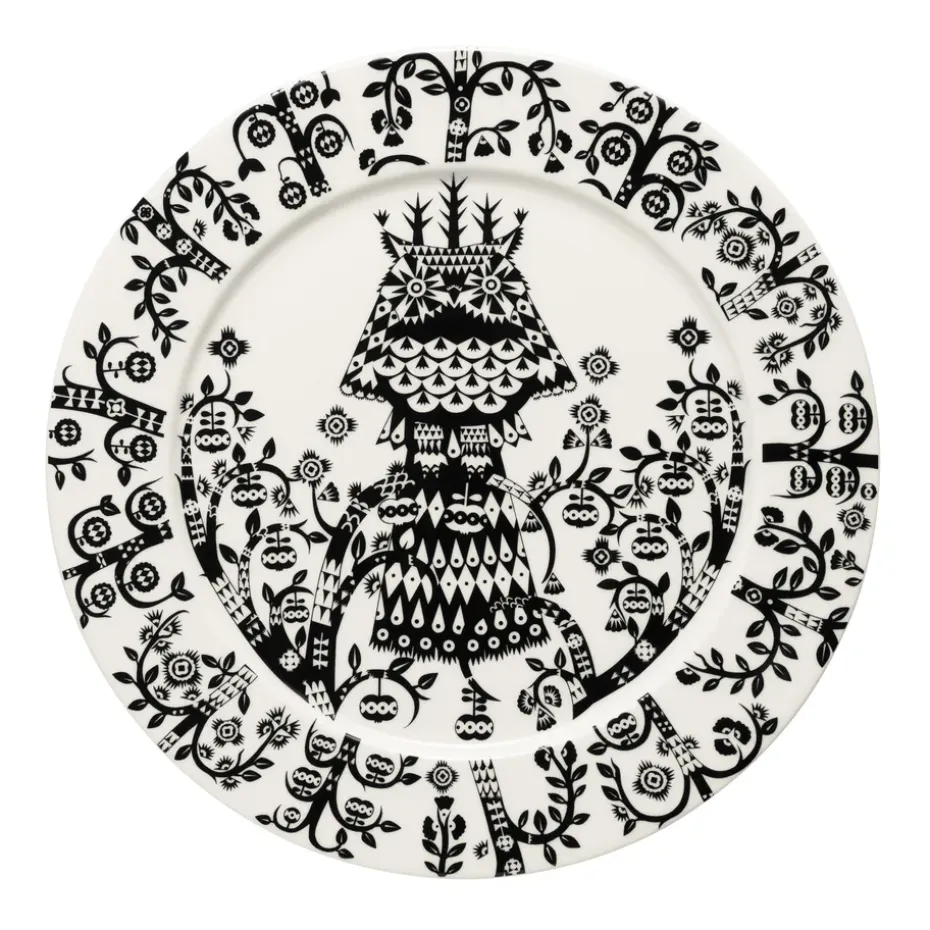 Assiette Taika 27 cm, noir