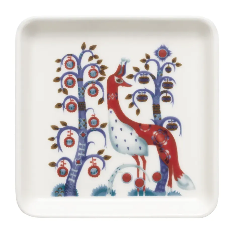 Assiette Taika 12x12 cm, Blanc
