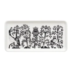 Assiette Taika 12x24 cm, Noir