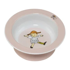 Assiette ventouse Pippi Cirkus Ø15,5 cm, Rose