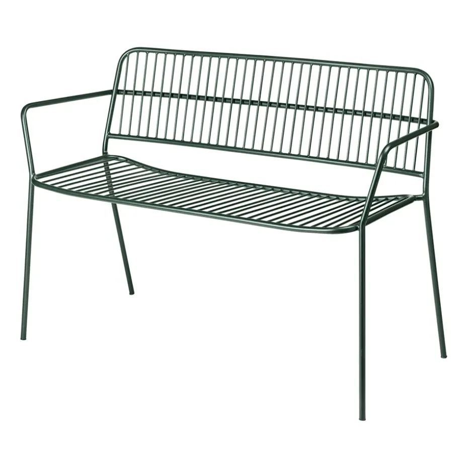 Banc à accoudoirs Eden, Forest green