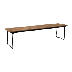 Banc 9, Teck et acier noir