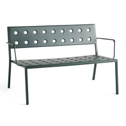 Banc Balcony Lounge avec accoudoirs 121,5x69 cm, Dark forest