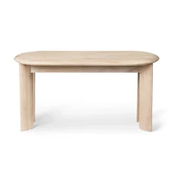 Banc Bevel 90 cm, Chêne blanchi à l’huile