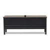 Banc de rangement A Line 111 cm, Noir
