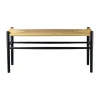Banc J163 Piano, Oak black painted-nature