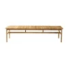 Banc M10 Sammen 3 places, Teak-nature oiled