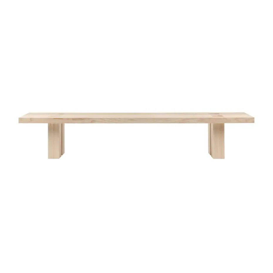 Banc Max 43x250 cm, Frêne