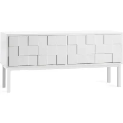Banc multimédia Collect 2010 avec pieds, Pieds blancs