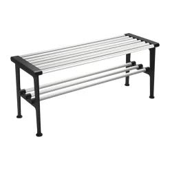 Banc Nostalgi 100 cm, Aluminium-noir
