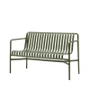 Banc Palissade Dining avec accoudoirs, Olive