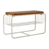 Banc/étagère à chaussures Nod 80x36c42 cm, Beige