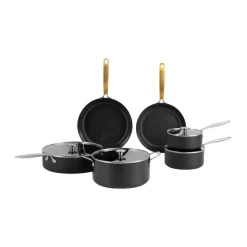 Batterie de cuisine Combekk Element, 10 pièces, Black