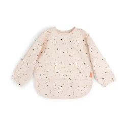 Bavoir à manches Happy Dots, Poudre