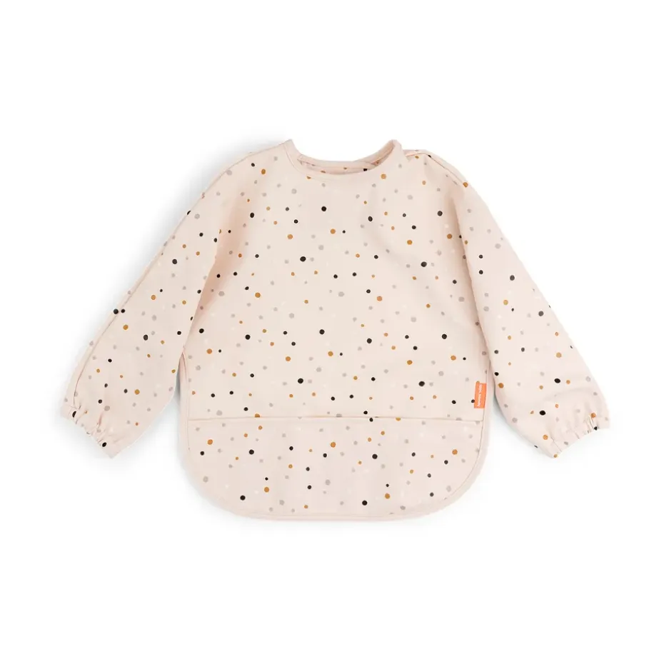 Bavoir à manches Happy Dots, Poudre
