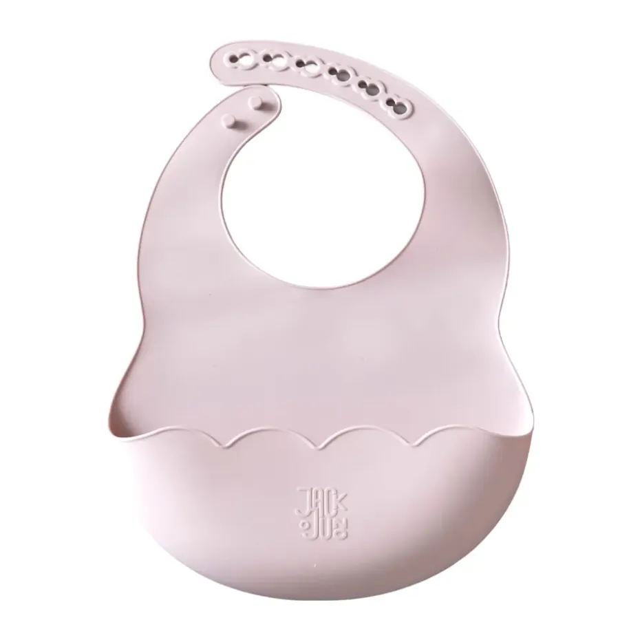 Bavoir Poppy, Light pink