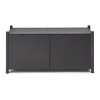 Bibliothèque Sceene bookcase G, Chêne teinté noir