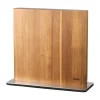 Bloc magnétique à couteaux Kira, Acier inoxydable-bois d’acacia FSC