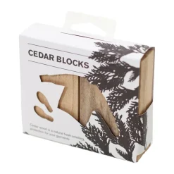 Bloc parfumé Bosign en cèdre blanc, Lot de 4