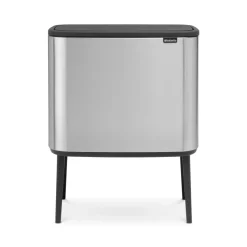 Bo Touch Bin 11+23 litres, acier inoxydable mat