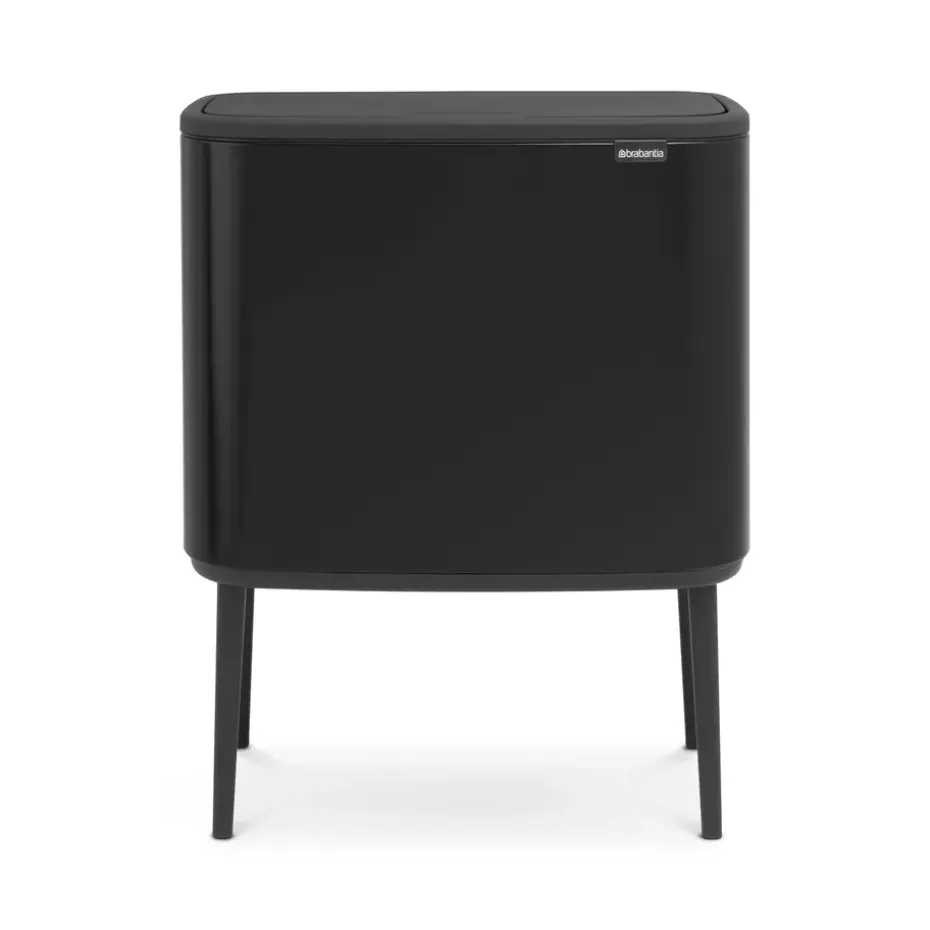 Bo Touch Bin 11+23 litres, noir mat