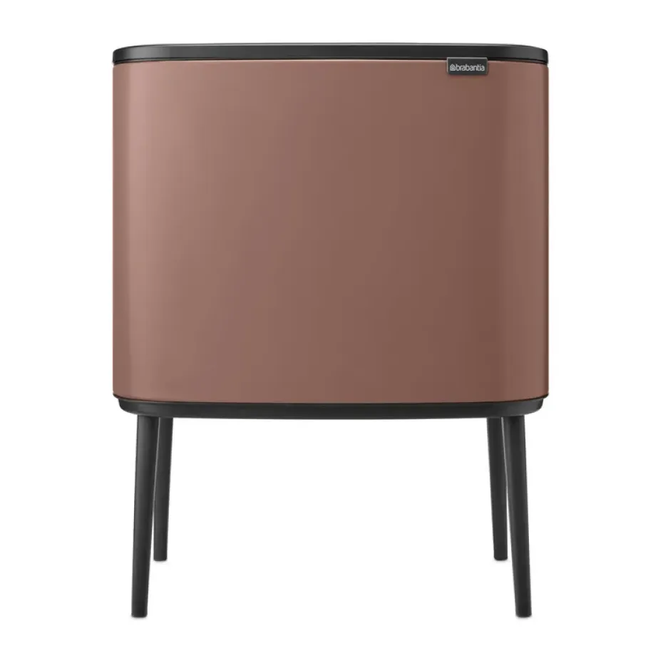 Bo Touch Bin 11+23 litres, Satin Taupe