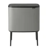Bo Touch Bin 3 x 11 L, Mineral concrete grey