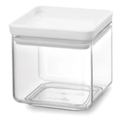 Bocal de rangement carré TASTY+ 0,7 L, Gris clair
