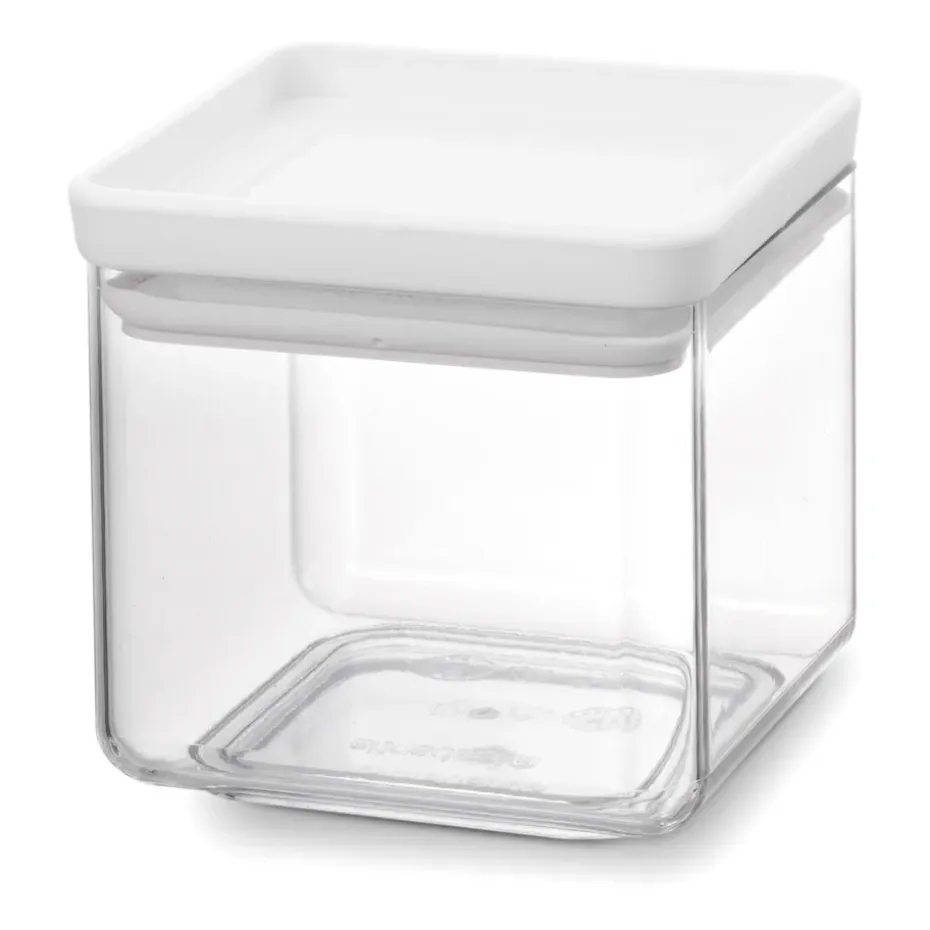 Bocal de rangement carré TASTY+ 0,7 L, Gris clair