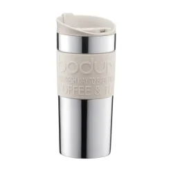 Bodum travel mug 35 cl acier inoxydable, Off white
