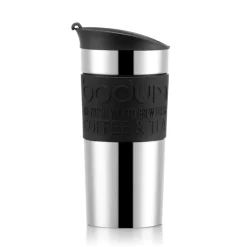 Bodum travel mug 35 cl acier inoxydable, Black
