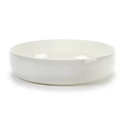 Bol de service Base avec petits rebords blanc, 24 cm