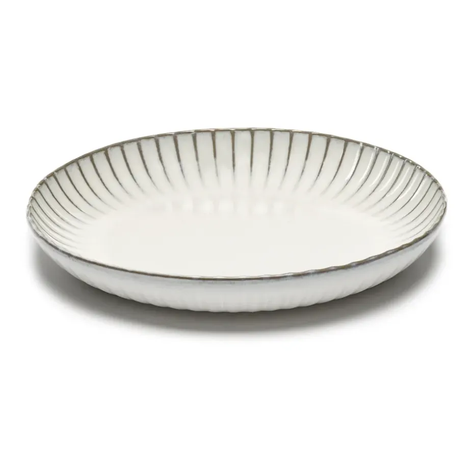 Bol de service Inku M Ø32 cm, Blanc