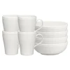 Bol Dots 60cl Lot de 4, Blanc cassé