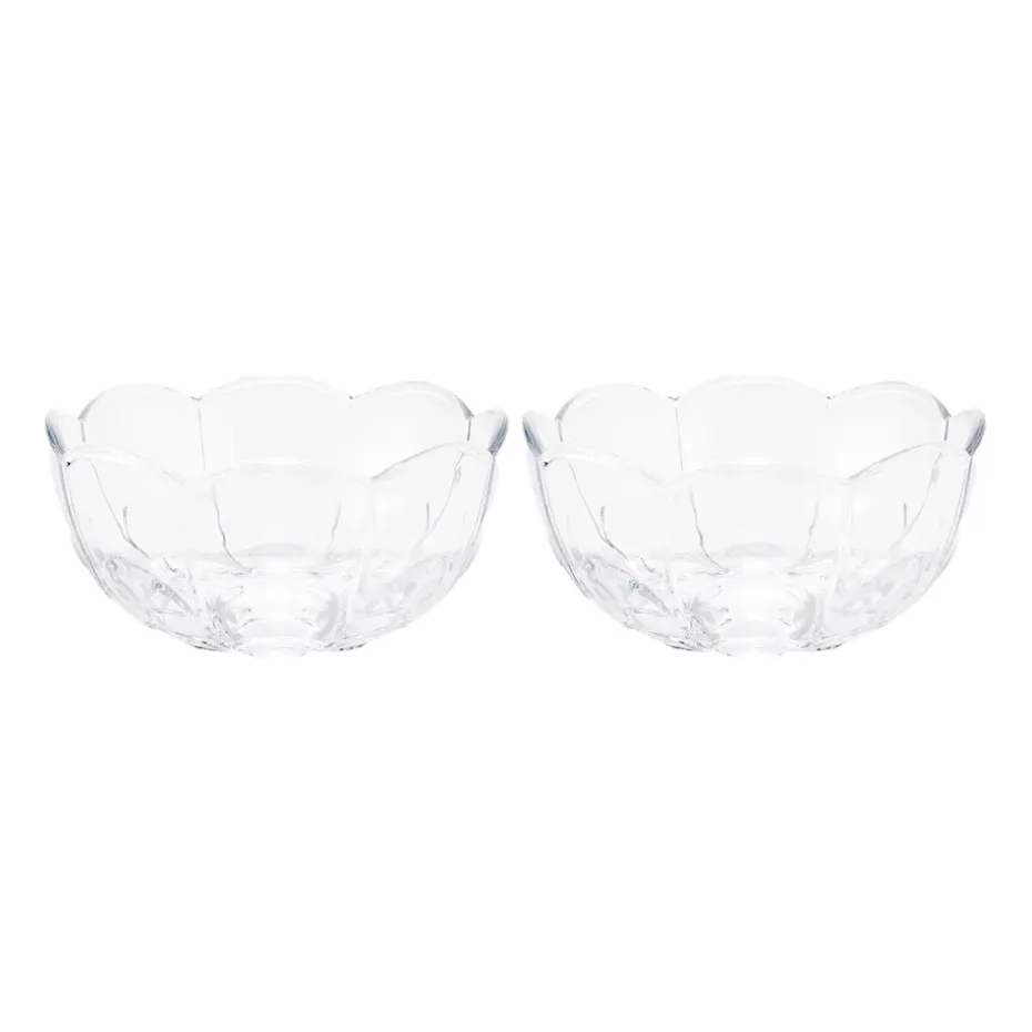 Bol Lily Ø13 cm, lot de 2, Transparent