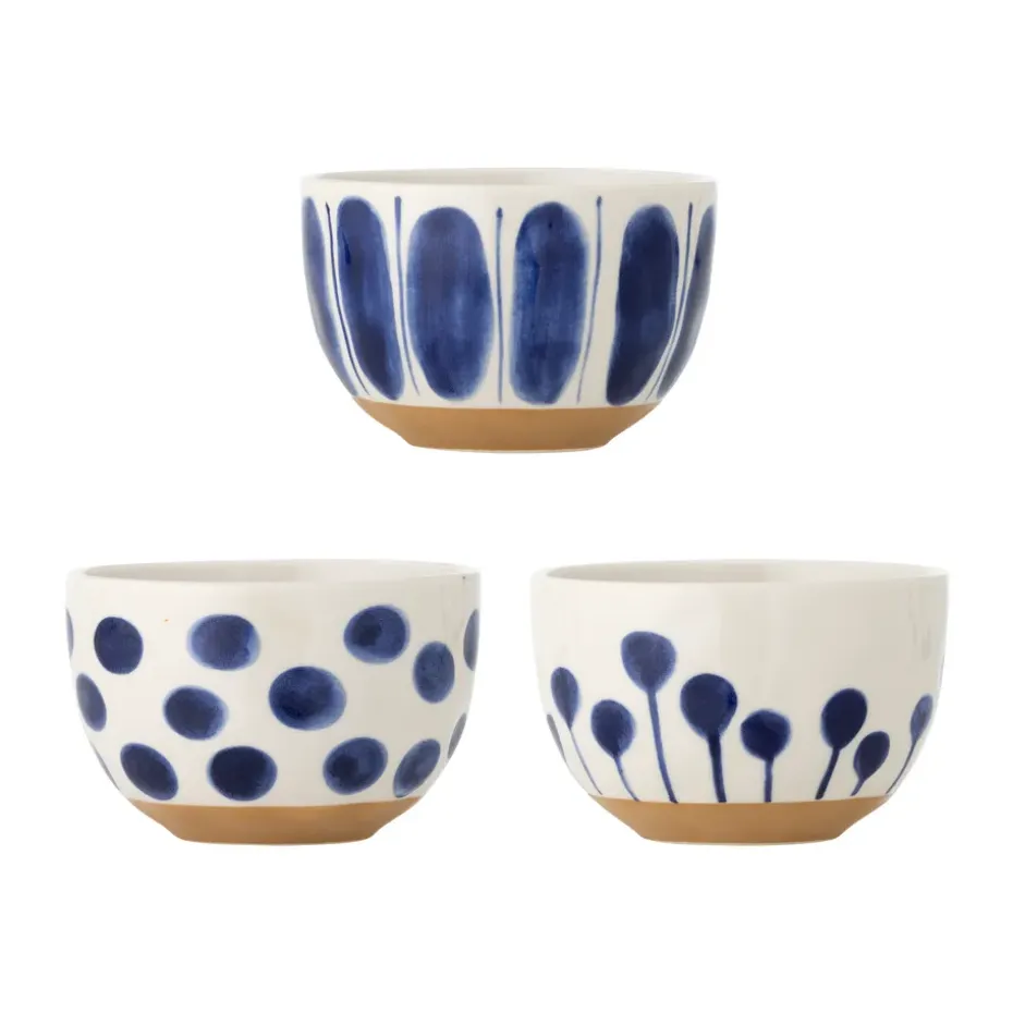 Bol Linora 58 cl Lot de 3, Bleu
