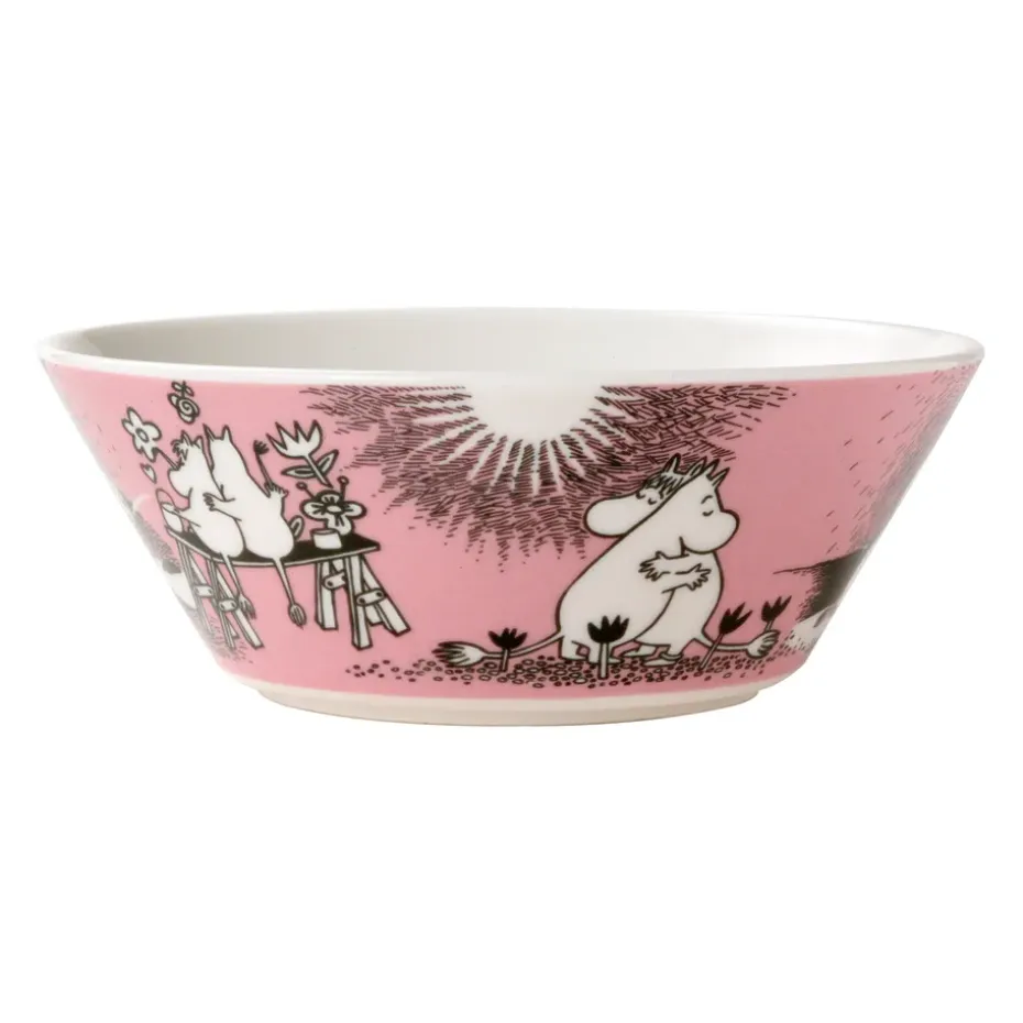 Bol Moomins amour, rose
