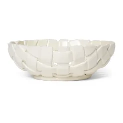 Bol Plait Ø30 cm, Off white