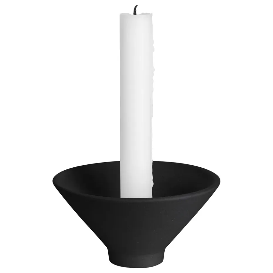 Bol pour bougie avec accroche Ernst, Noir