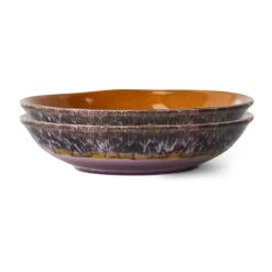 Bol 70's curry 21,7x21 cm Lot de 2, Daybreak