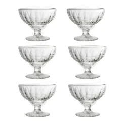 Bol sur pied Elise 40 cl, lot de 6, Transparent